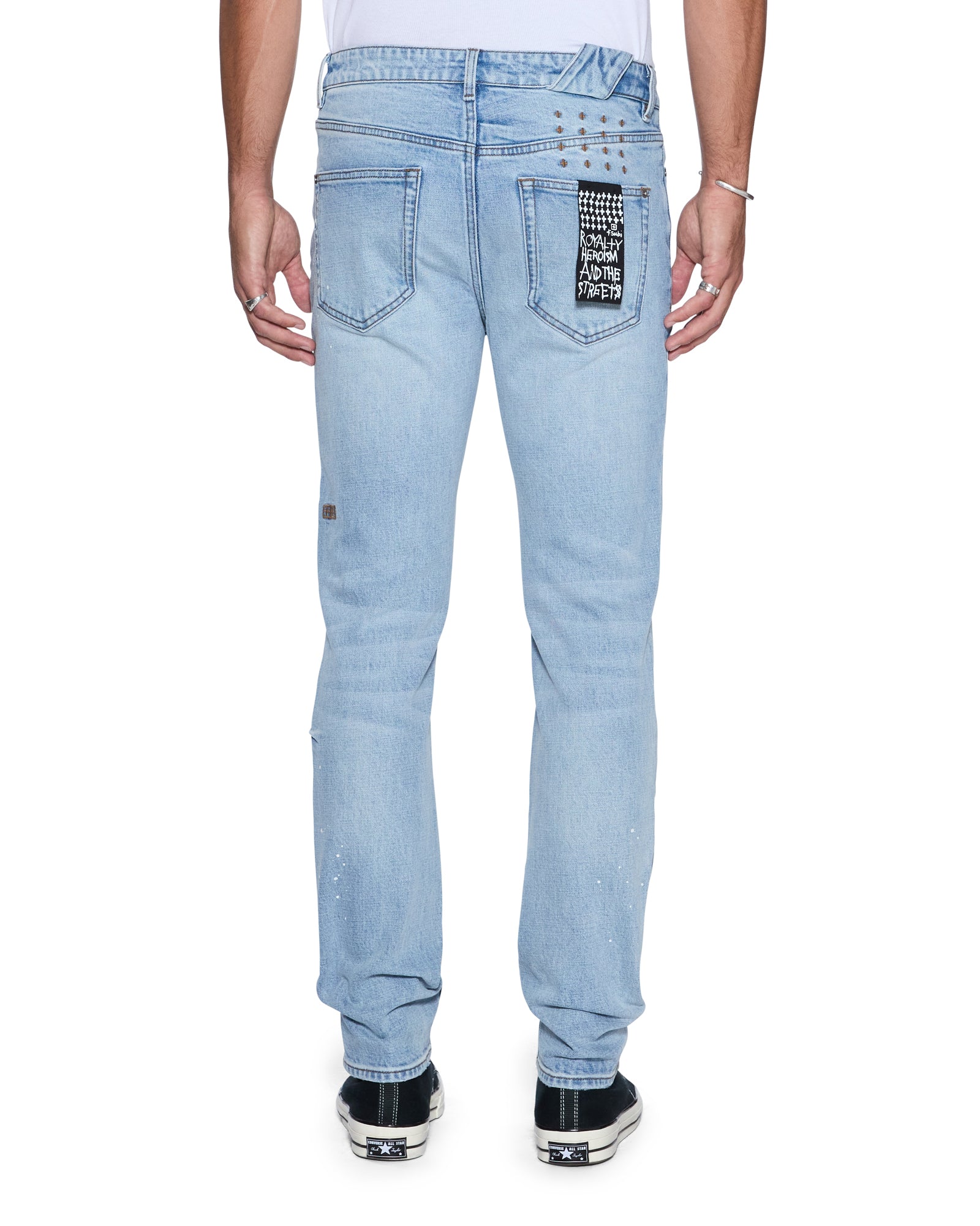 Mens Chitch Duke Blue Slim Denim Jeans | Ksubi ++