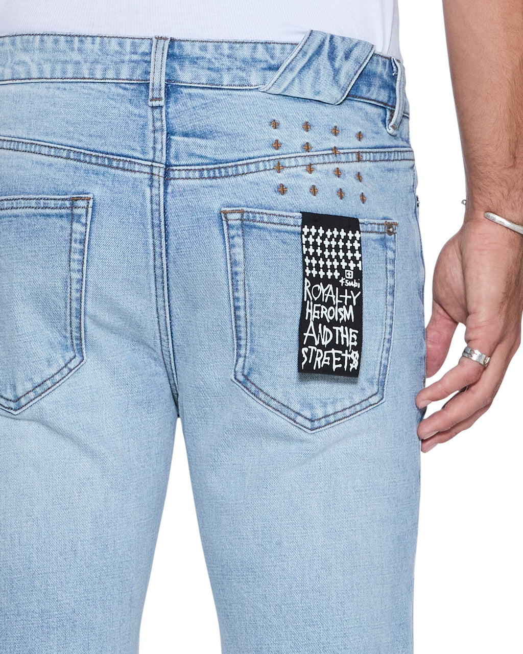 MENS CHITCH DUKE BLUE DENIM JEANS