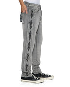 MENS CHITCH KONCRETE GREY PAISE DENIM JEANS