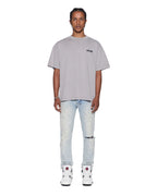 Mens Chitch Kristal Painted Slim Denim Jeans - Denim
