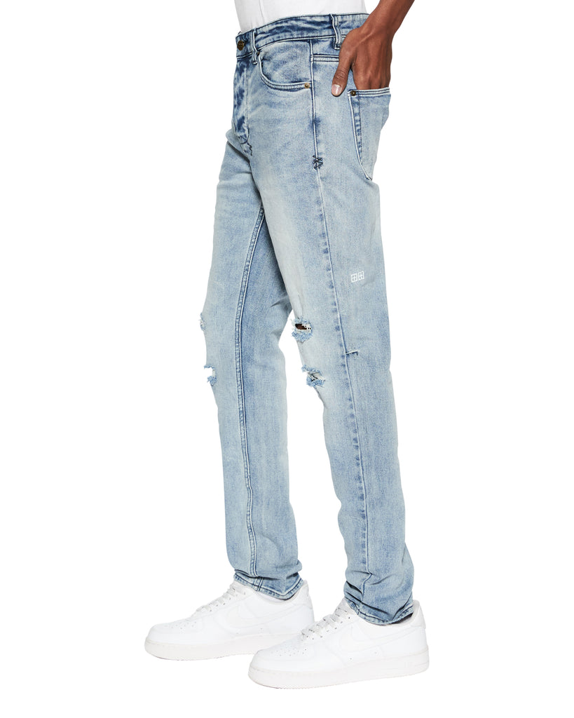 Ksubi Chitch 2024 Blue Kolla Slashed Jeans