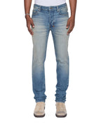 Mens Chitch Portland Blue Slim Denim Jeans - Denim