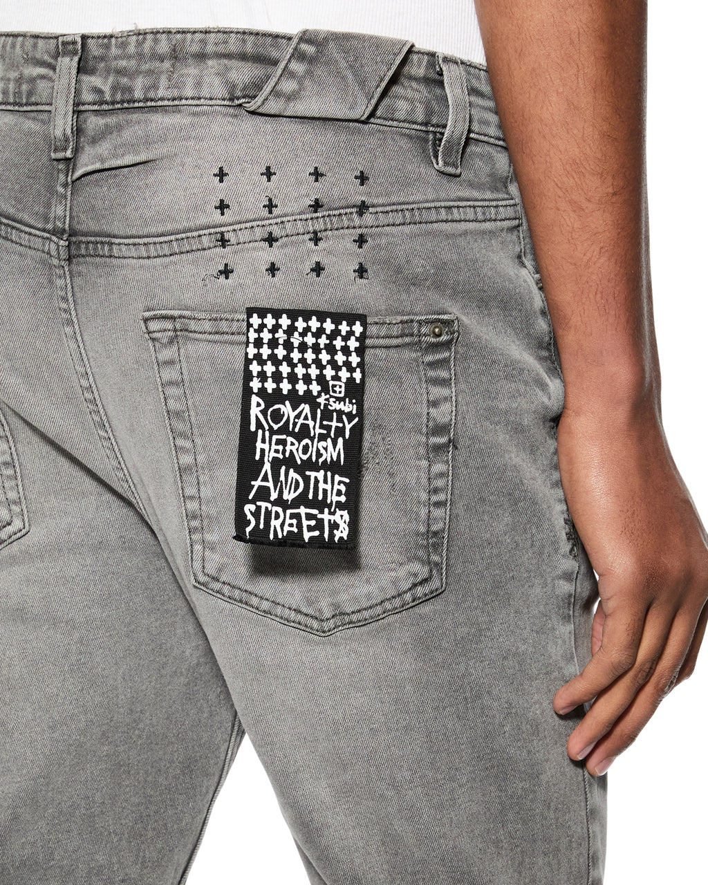 MENS CHITCH PRODIGY TRASHED DENIM JEANS