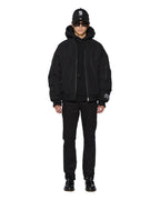 Mens Chitch Selvedge Raw Black Slim Denim Jeans - Black