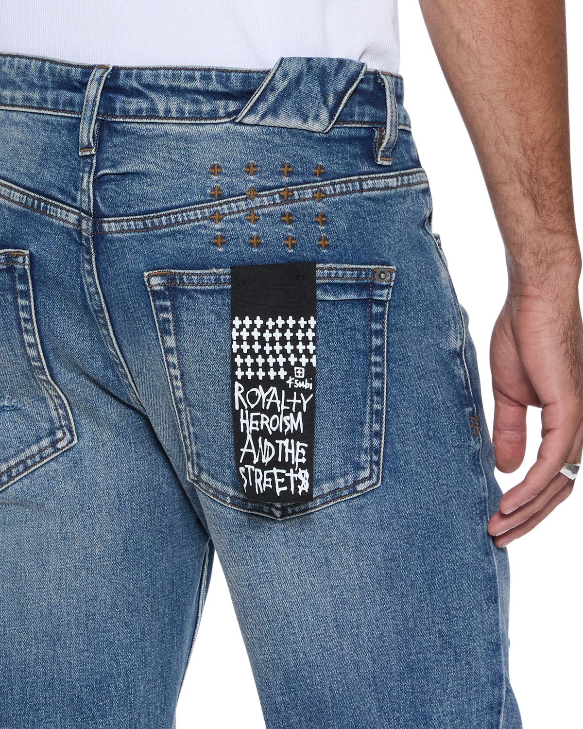 Mens Chitch Roadhouse 1999 Slim Denim Jeans - Denim