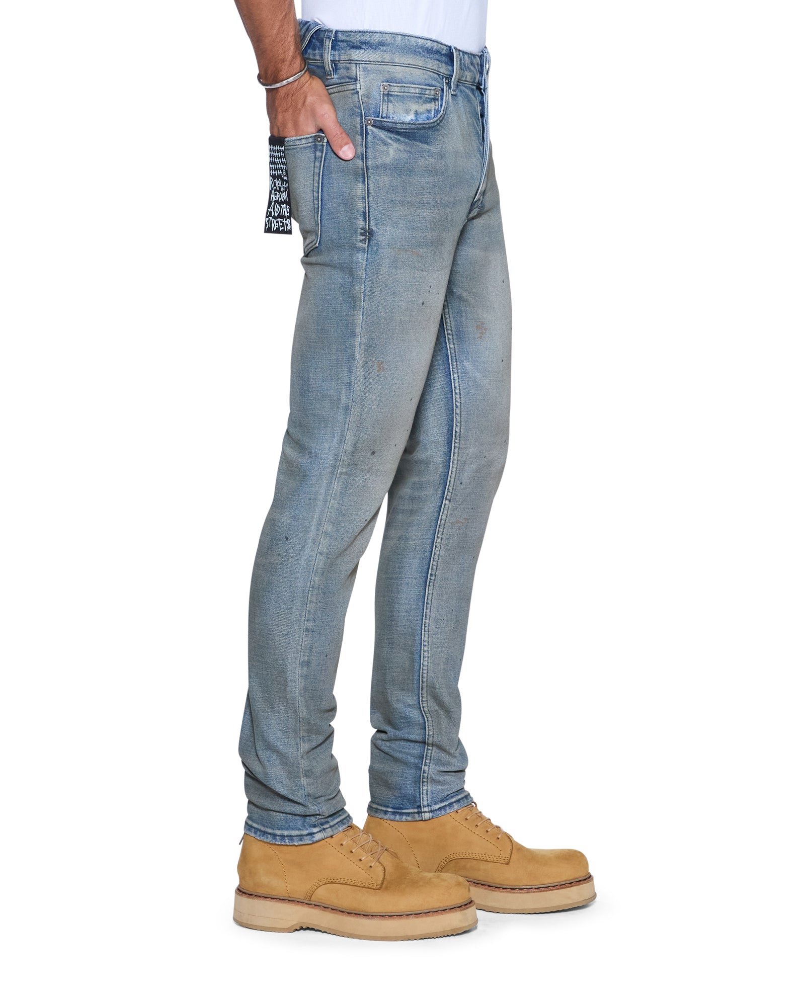 Mens Chitch Workshop Blue Slim Denim Jeans | Ksubi ++