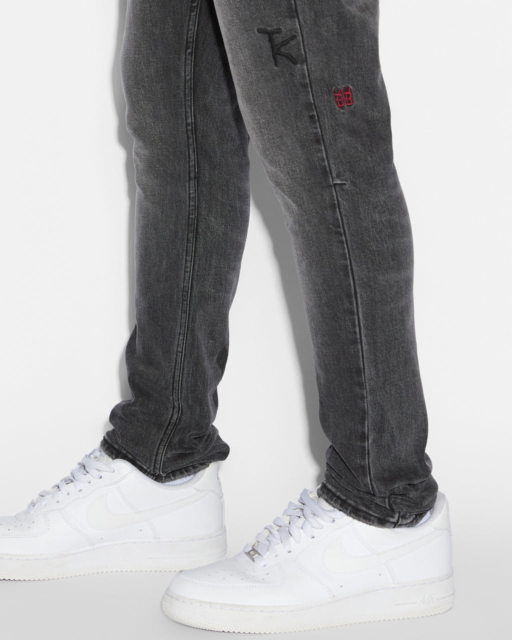 Mens Chitch Midnight Slim Denim Jeans - Black