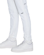 Mens Chitch Polar Krystal Slim Denim Jeans - White
