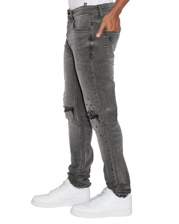 Ksubi distressed skinny online jeans