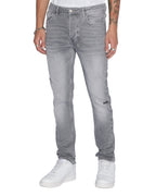 Mens Chitch Thrifted Slim Denim Jeans - Grey