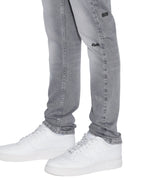 Mens Chitch Thrifted Slim Denim Jeans - Grey