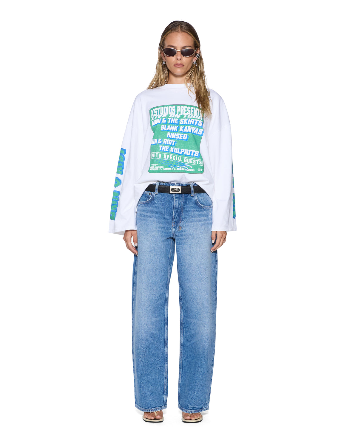 WOMENS EMPIRE JEAN LIBERTY BLUE DENIM JEANS