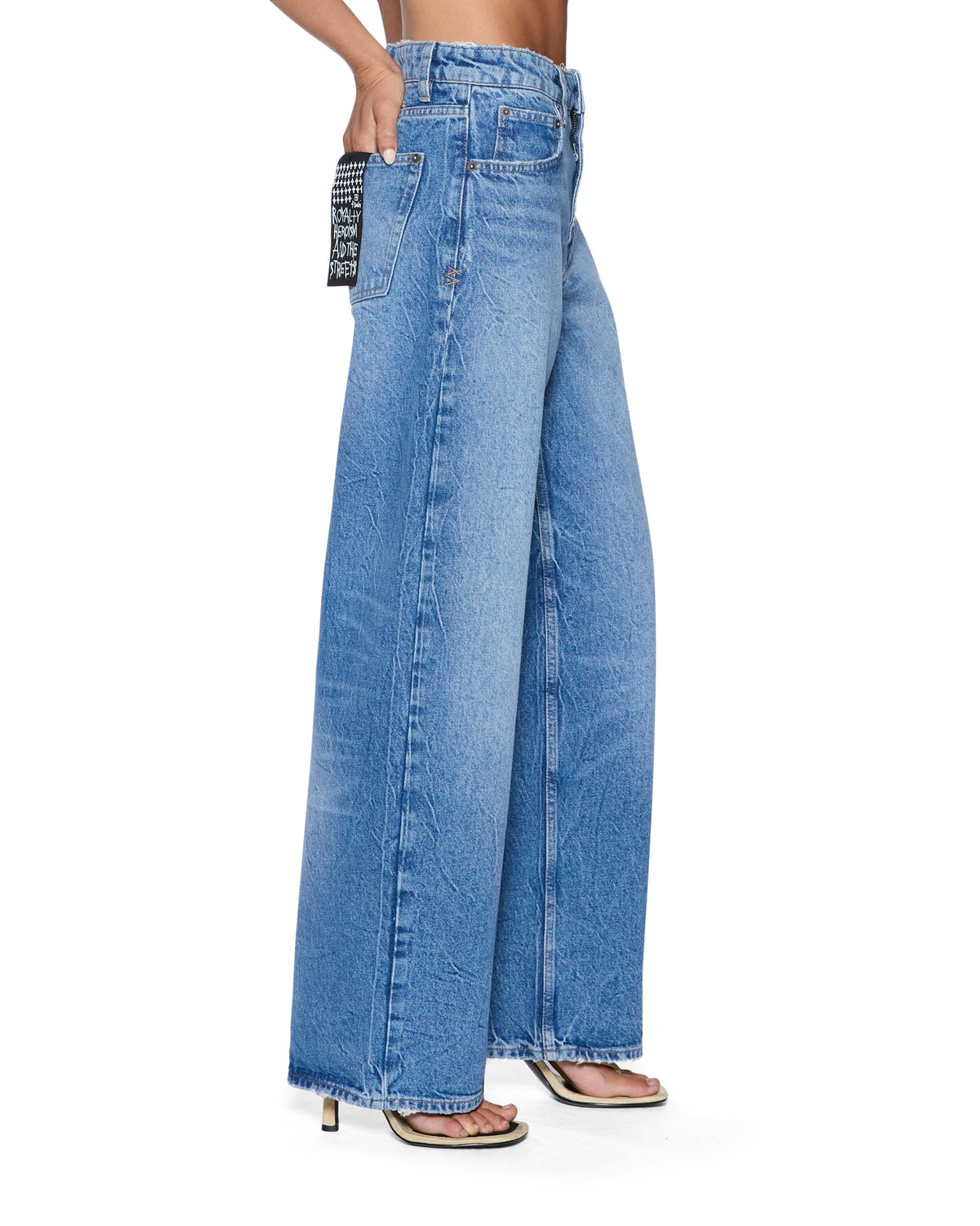 WOMENS EMPIRE JEAN LIBERTY BLUE DENIM JEANS
