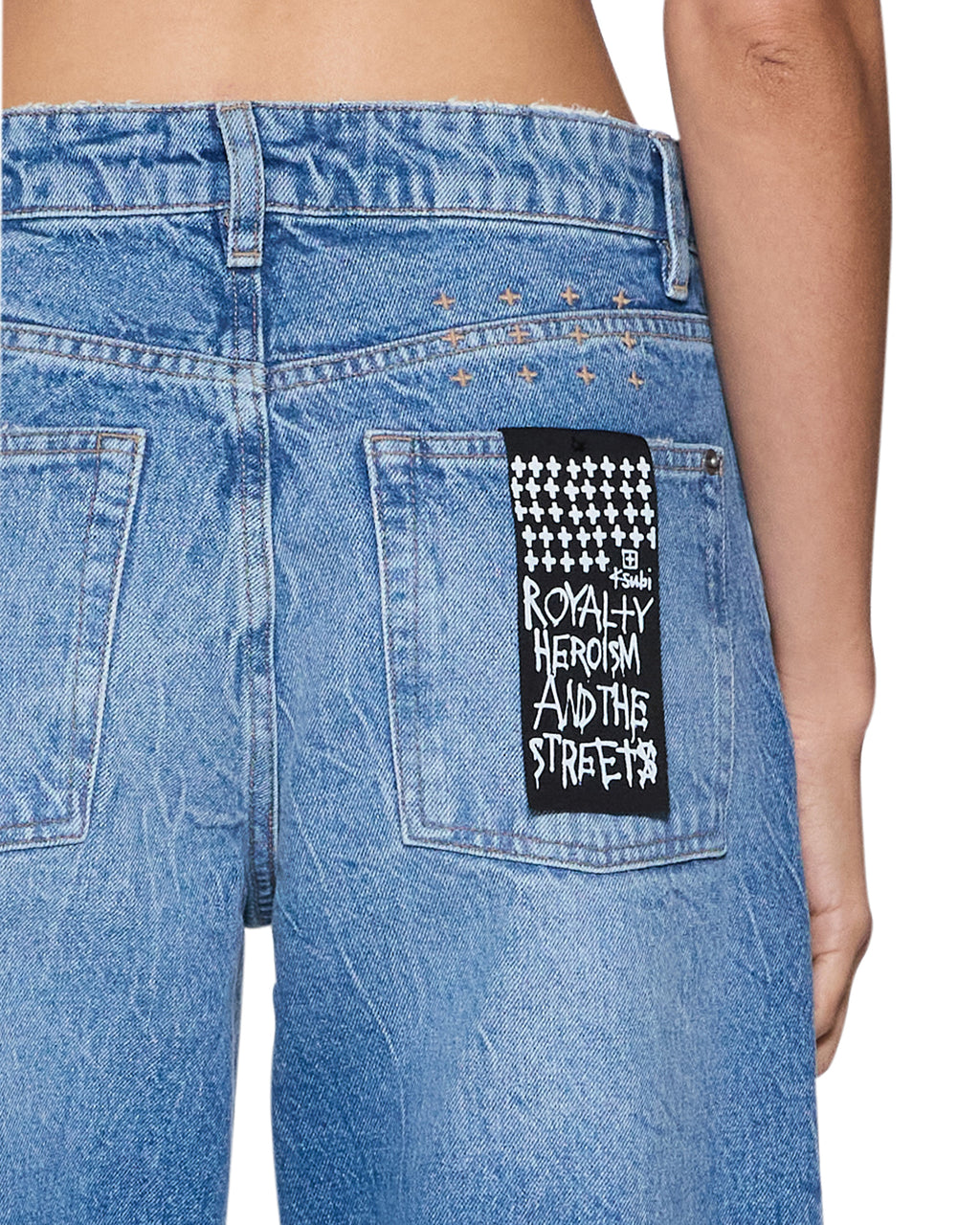 WOMENS EMPIRE JEAN LIBERTY BLUE DENIM JEANS