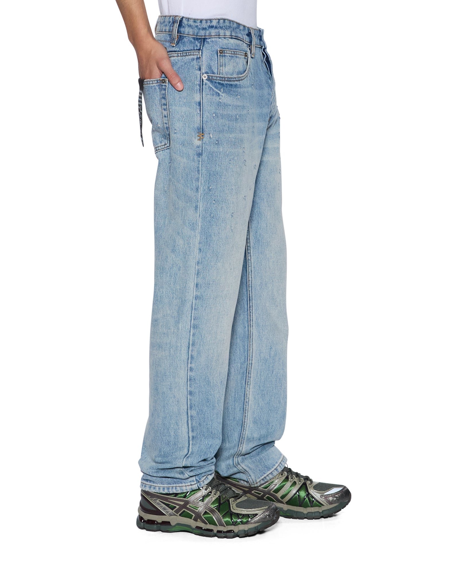 MENS  HAZLOW MANHATTAN STRAIGHT DENIM JEANS