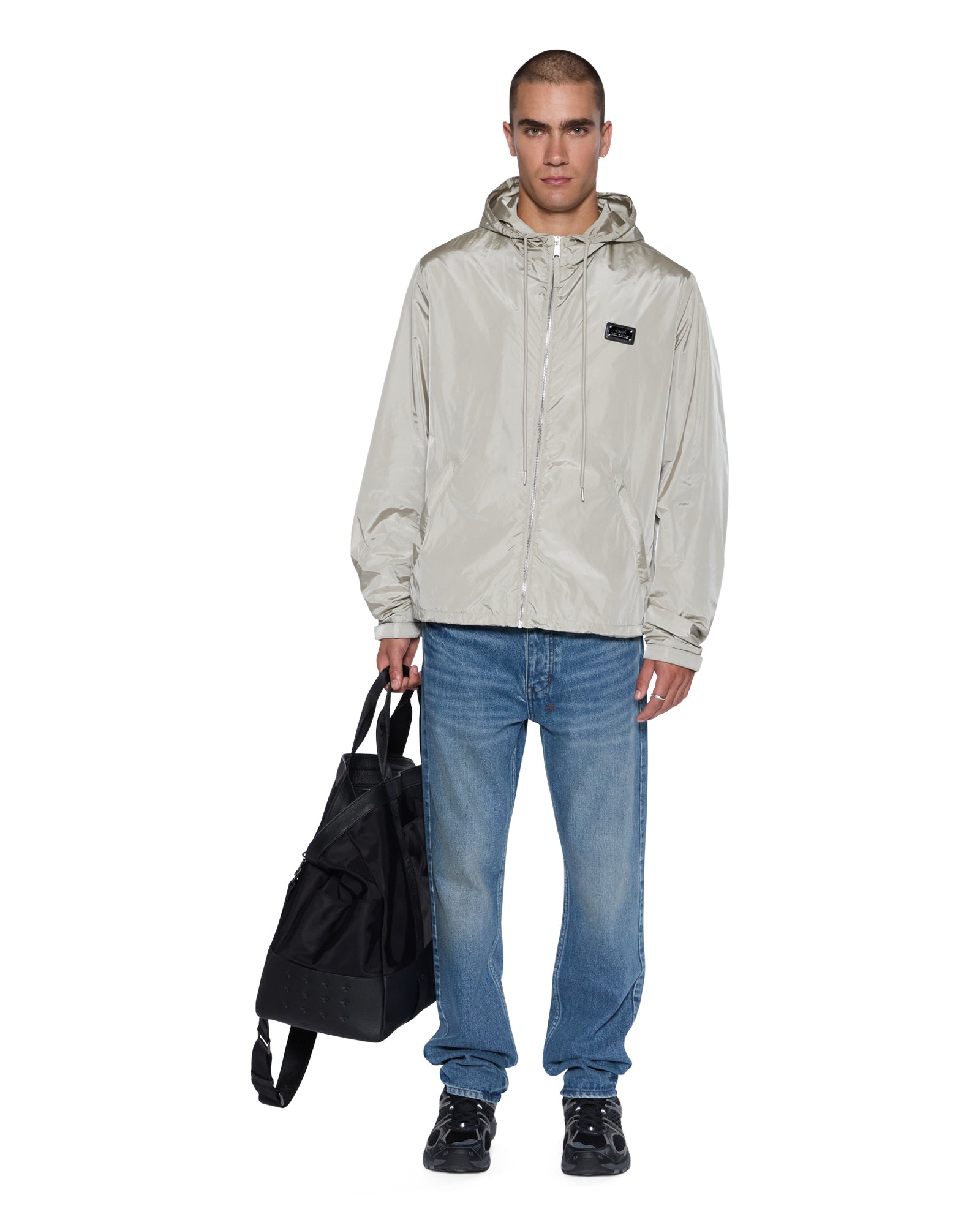 MENS HAZLOW ROADHOUSE REPAIR STRAIGHT DENIM JEANS