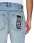 MENS  HAZLOW SCATTER BLUE STRAIGHT DENIM JEANS