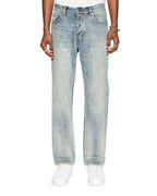 Mens Hazlow Stairway Straight Denim Jeans - Denim
