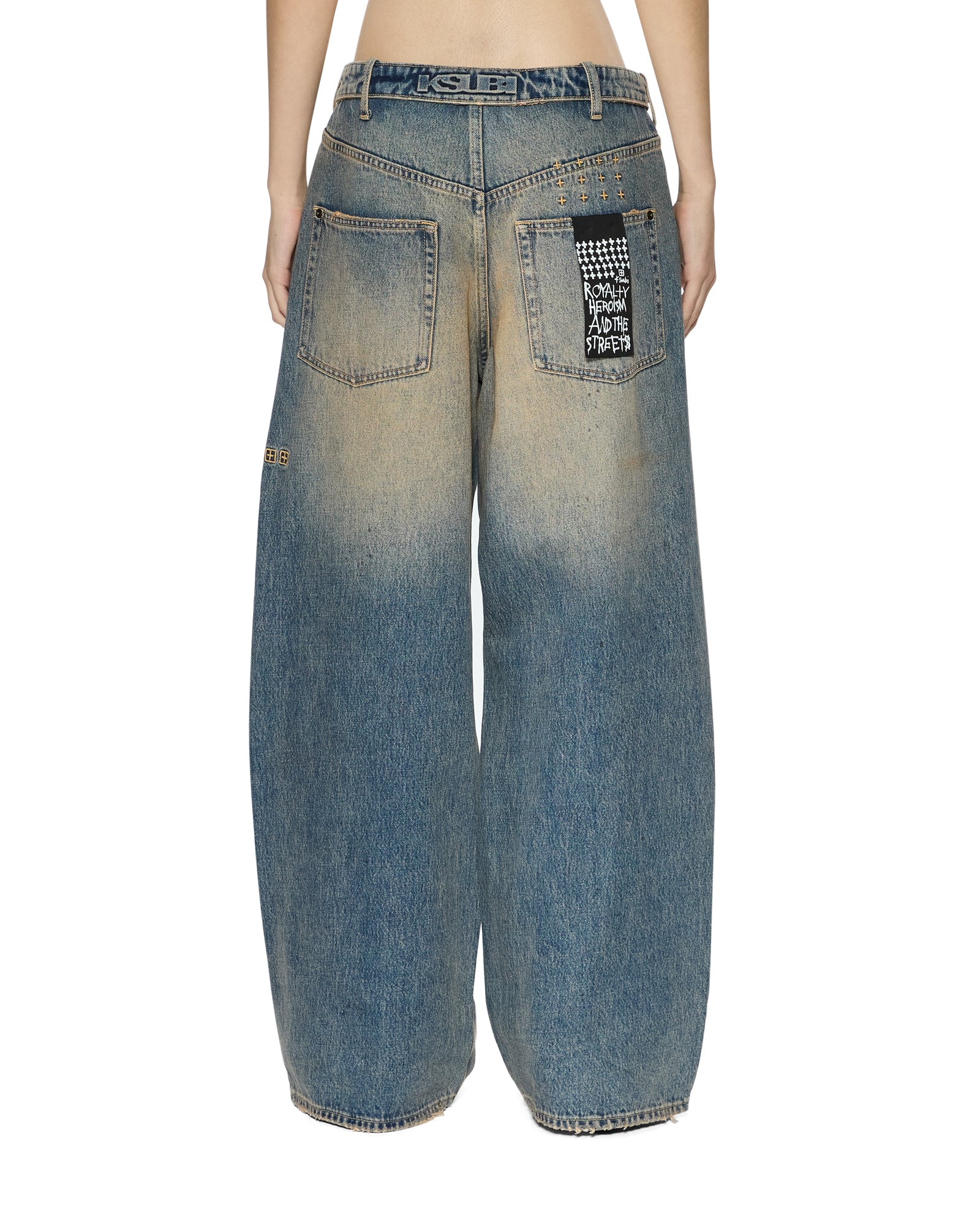 WOMENS  KSUPER DUNE BAGGY DENIM JEANS