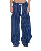 WOMENS KSUPER MAYFAIR BLUE SPLICED DENIM JEANS