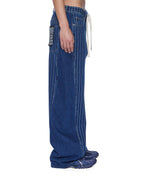 WOMENS KSUPER MAYFAIR BLUE SPLICED DENIM JEANS