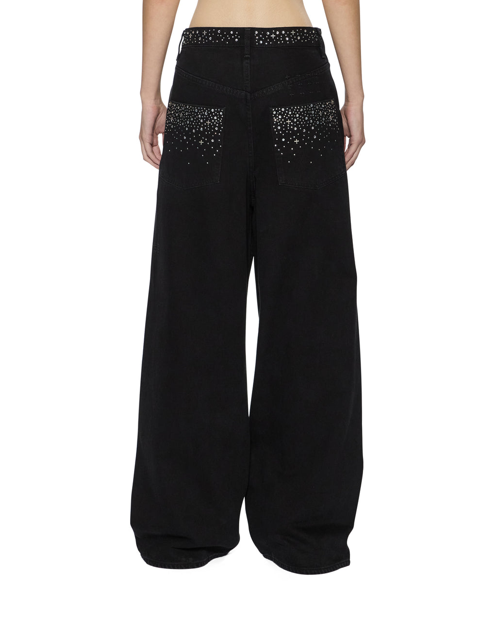WOMENS KSUPER RENAISSANCE JET BLACK DENIM JEANS