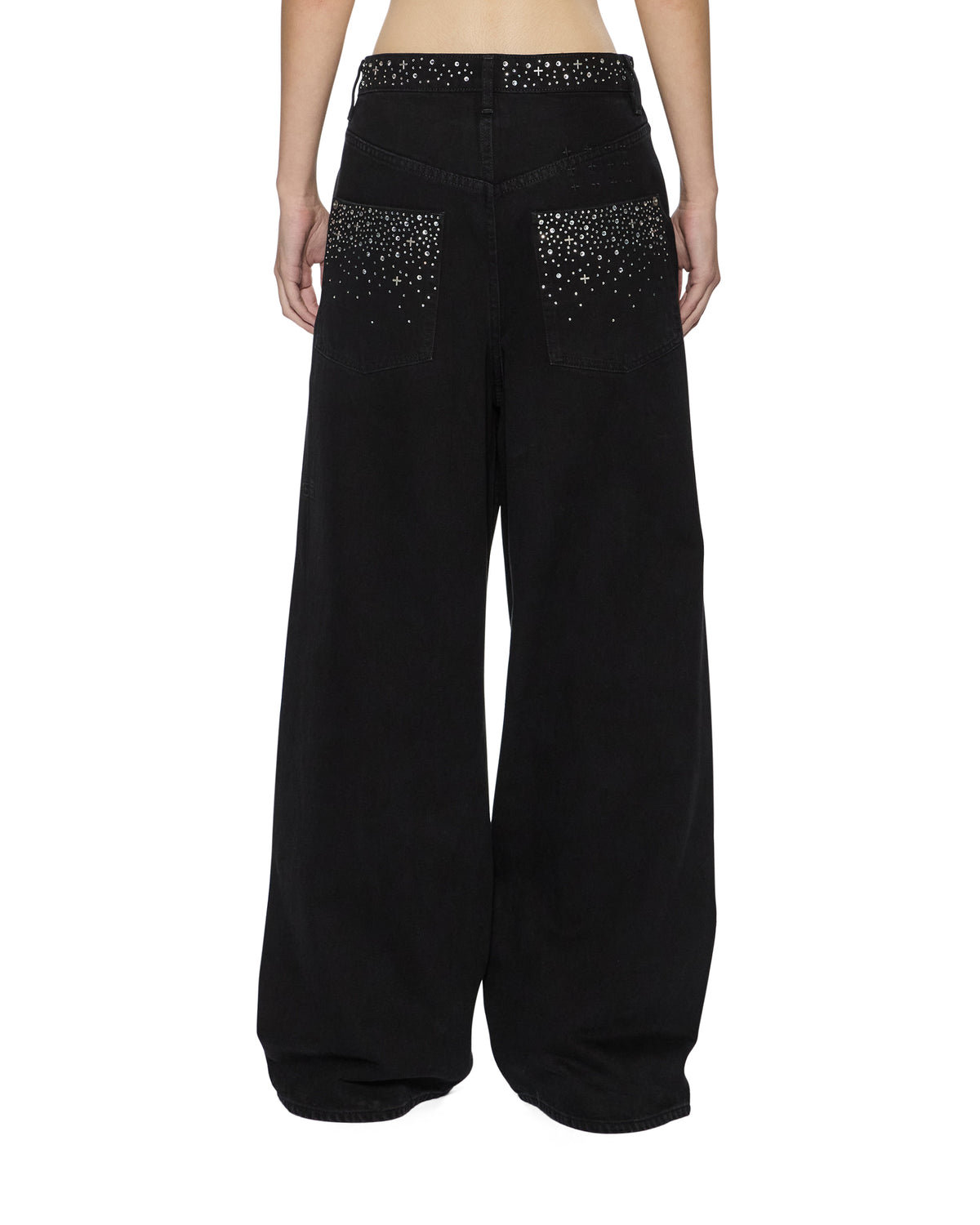 WOMENS KSUPER RENAISSANCE JET BLACK DENIM JEANS