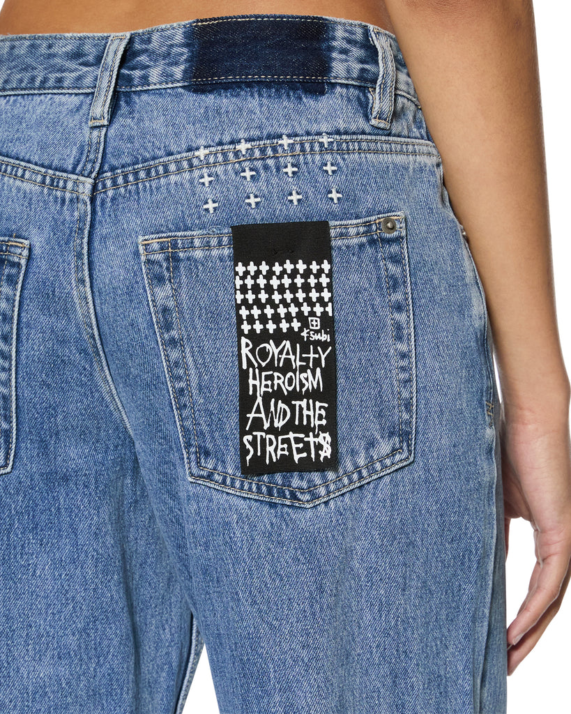 パンツ Ksubi denim jeans Blue W29 Strider Wide Leg Jeans Heritage - Blue Denim | Ksubi ++