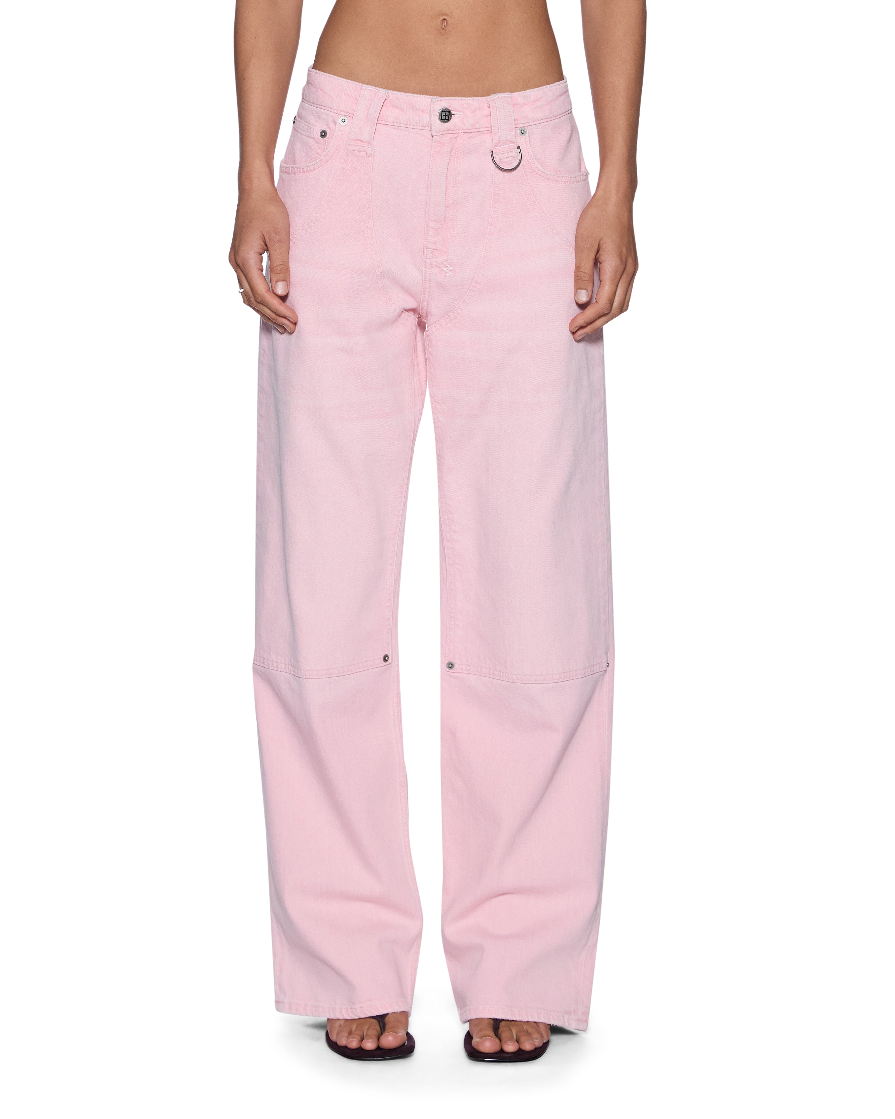 Womens Low Rider Jean Carpenter Quartz Dust Relaxed Denim Jeans