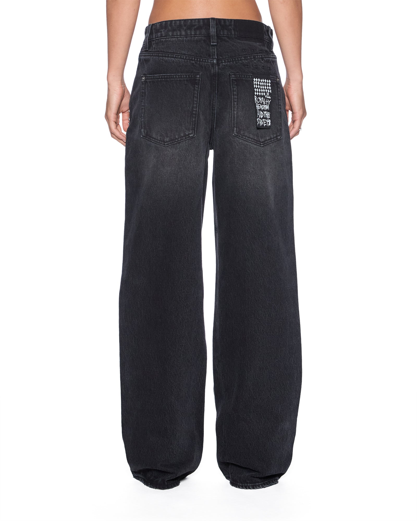 Womens Low Rider Opium Krystal Relaxed Denim Jeans | Ksubi ++