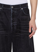 Mens Maxx Black Blur Relaxed Denim Jeans - Black