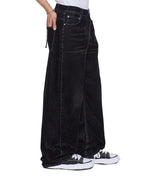 Mens Maxx Black Blur Relaxed Denim Jeans - Black