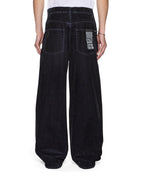 Mens Maxx Black Blur Relaxed Denim Jeans - Black