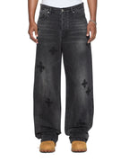 MENS MAXX BLAKK METAL KRAFTWERK DENIM JEANS