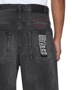 MENS MAXX BLAKK METAL KRAFTWERK DENIM JEANS
