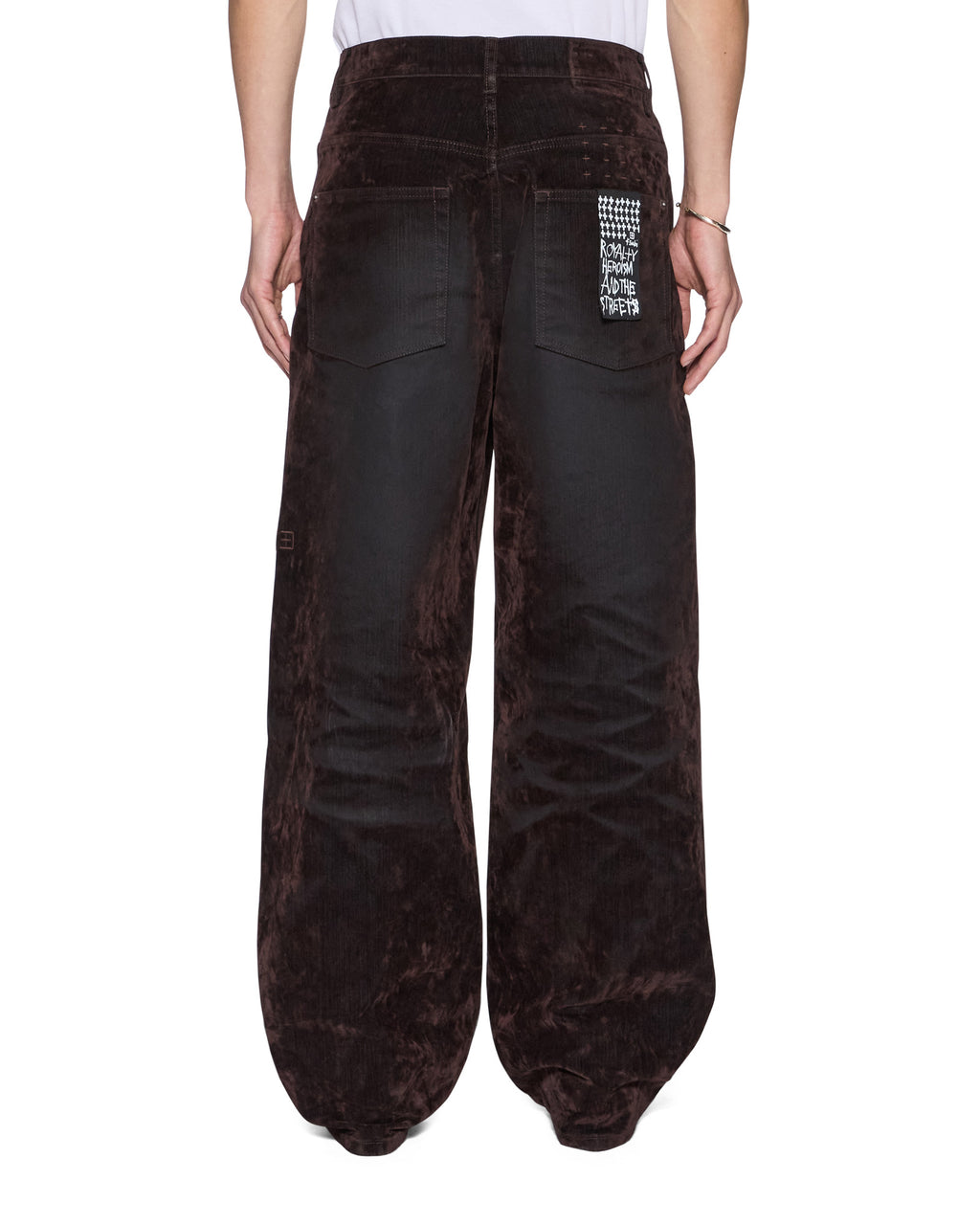 Mens Maxx Chocolate Blur Relaxed Denim Jeans - Brown