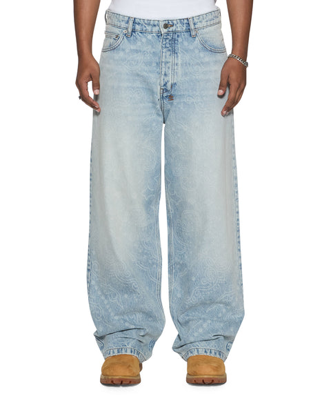 Mens Maxx Krystal Paise Relaxed Denim Jeans | Ksubi ++