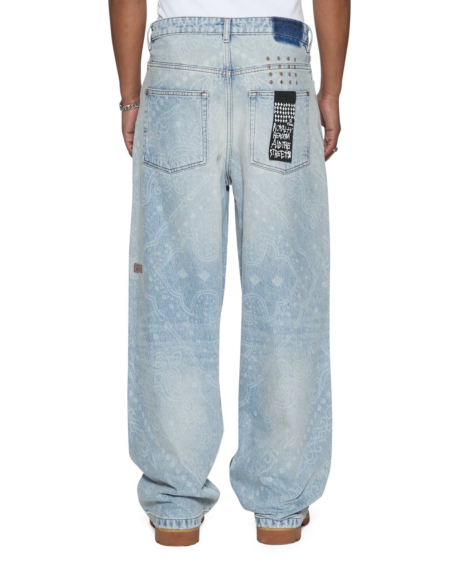Mens Maxx Krystal Paise Relaxed Denim Jeans | Ksubi ++