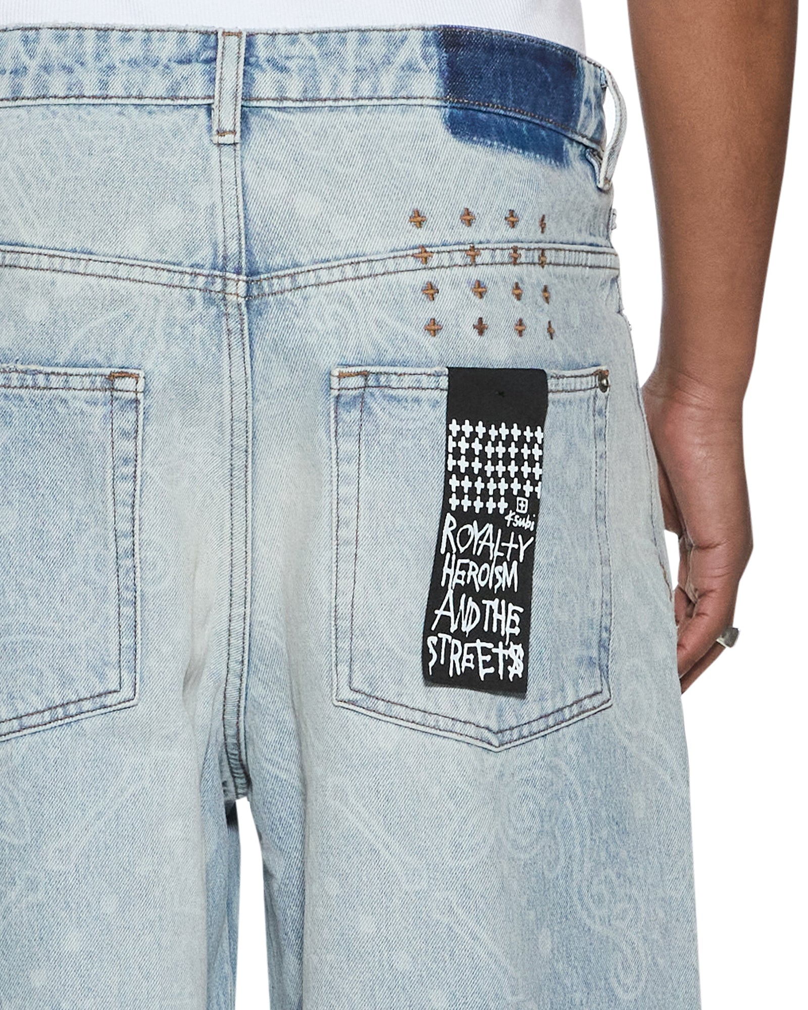 Mens Maxx Krystal Paise Relaxed Denim Jeans | Ksubi ++