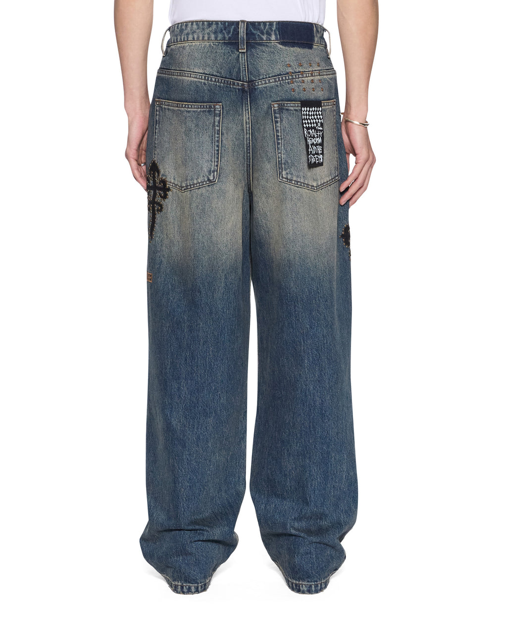 Mens Maxx Reup Blue Kaliba Relaxed Denim Jeans - Denim