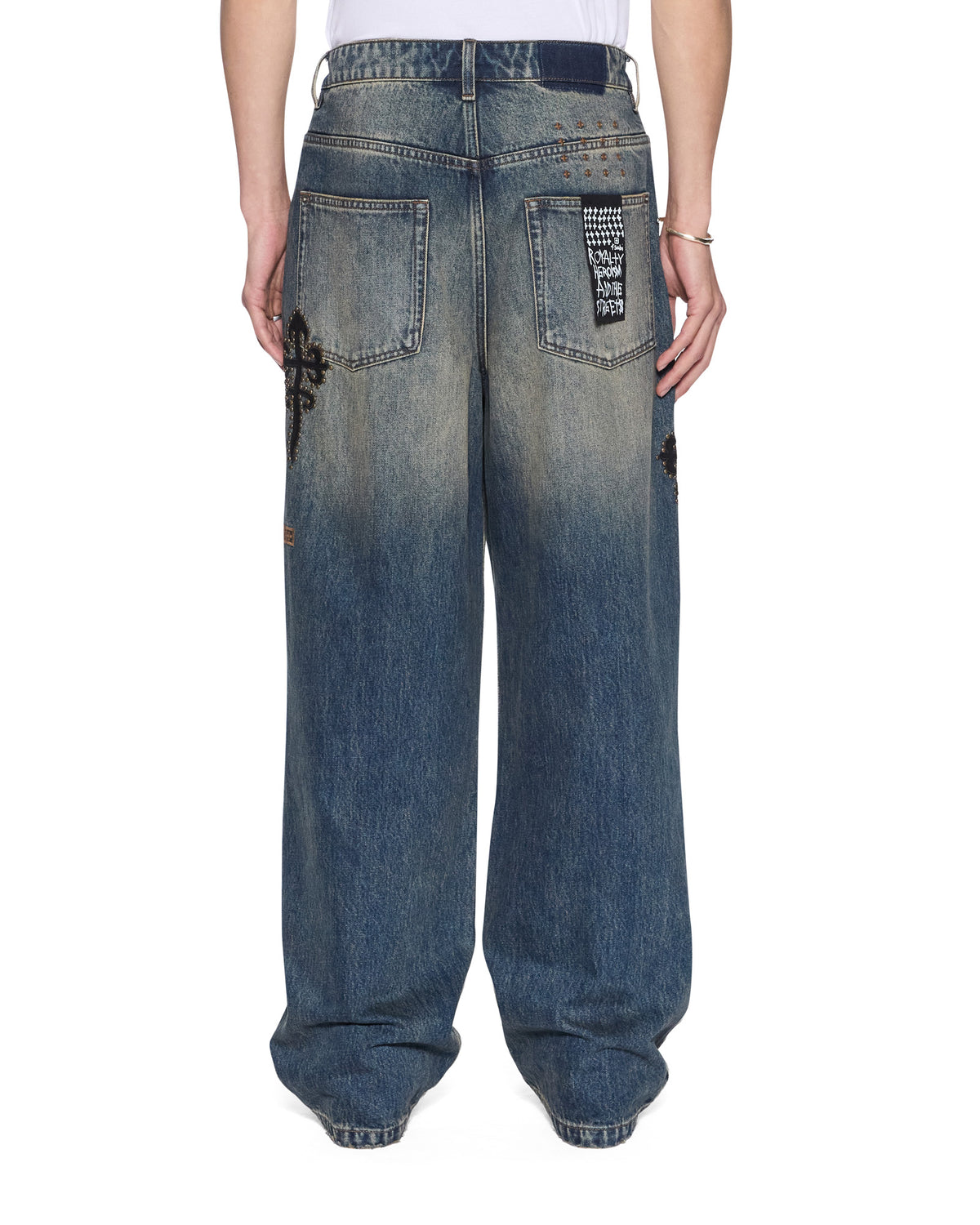 Mens Maxx Reup Blue Kaliba Relaxed Denim Jeans - Denim