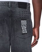 MENS MAXX VILLIAN GREY DENIM JEANS