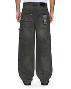 MENS MAXX OPERATOR MEKANIK GREY DENIM JEANS