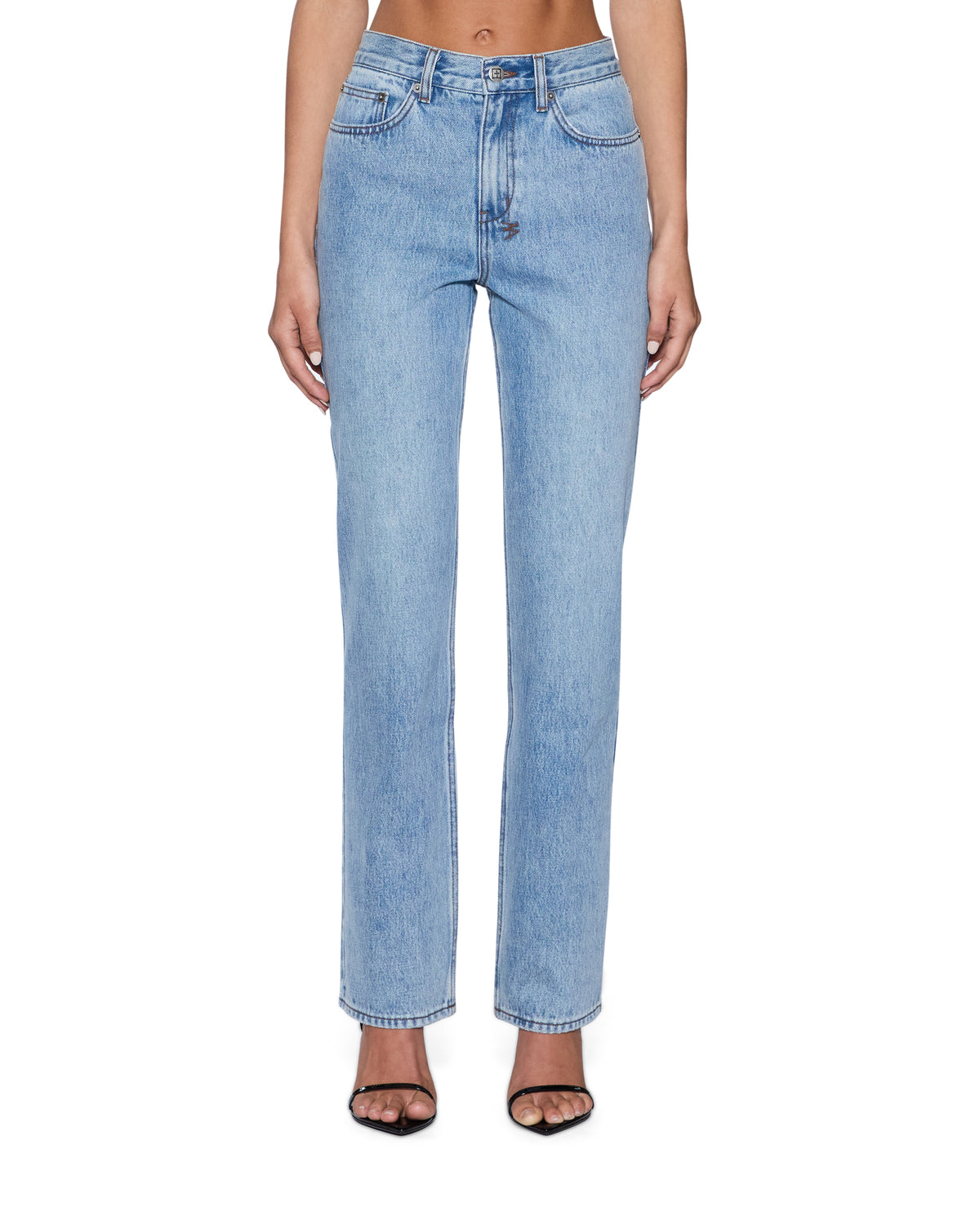PINUP STRAIGHT JEAN BONDI BLUE