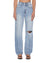 WOMENS  PLAYBACK DESTINY DISTRESSED STRAIGHT DENIM JEANS