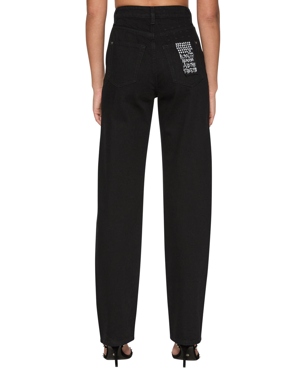 WOMENS PLAYBACK JET BLACK DENIM JEANS