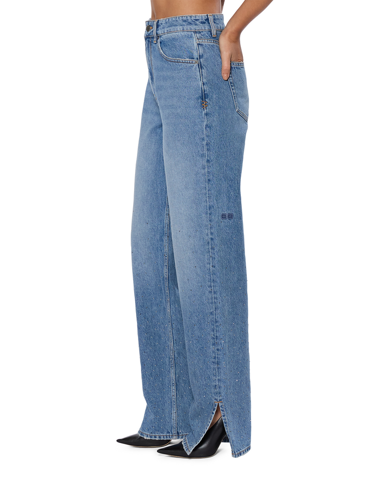 Womens Playback Krystal Komet Straight Denim Jeans | Ksubi ++