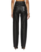 Womens Playback Slicker Straight Denim Jeans - Black