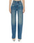 WOMENS  PLAYBACK TEXAS BLUE STUDDED RELAXED DENIM JEANS