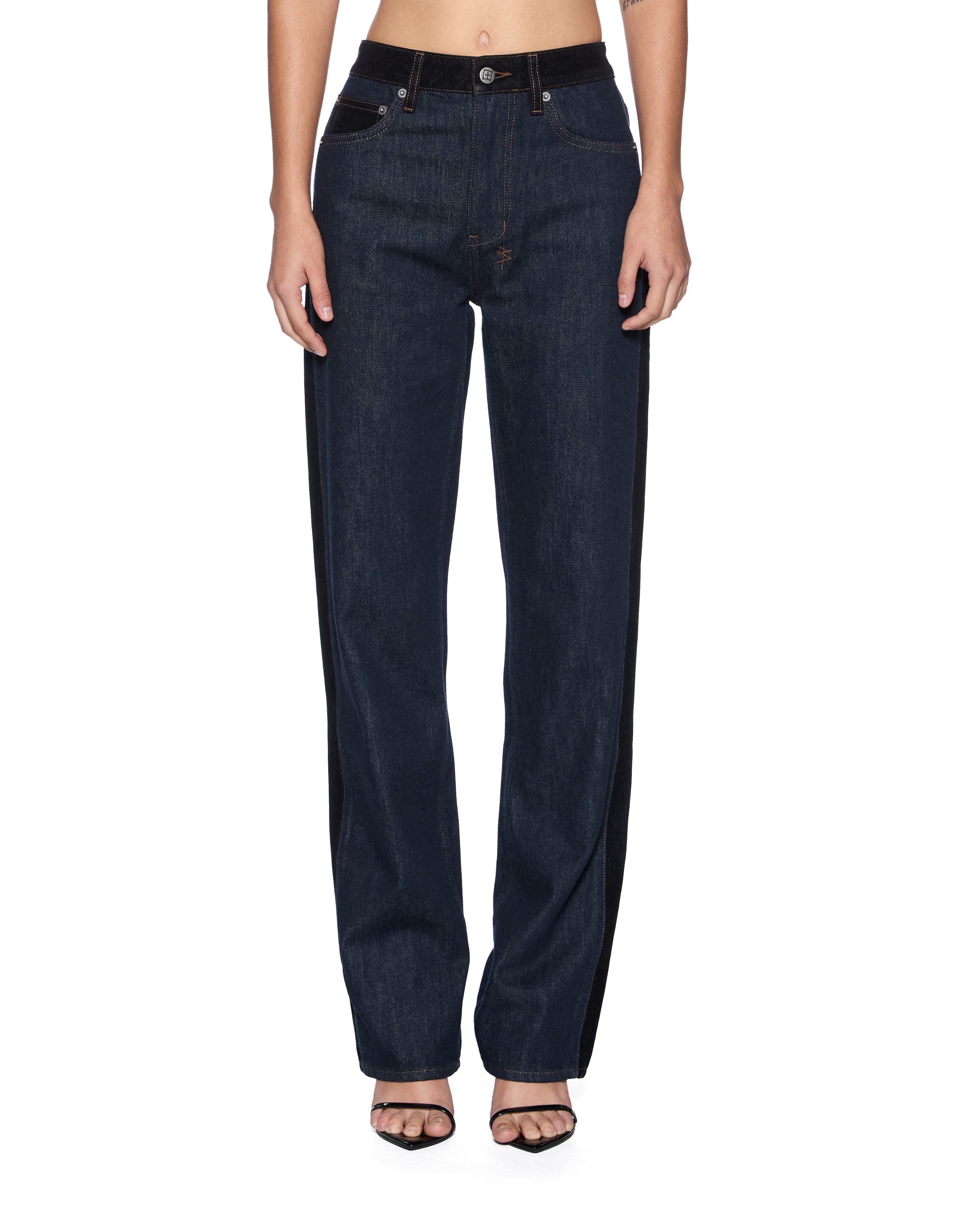 Womens Playback 2.0 Jean Vixen Spliced Straight Denim Jeans | Ksubi ++